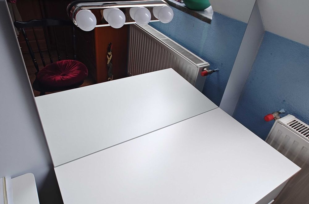 Biurko / toaletka z lustrem 90 cm, | tylko odbiór osobisty