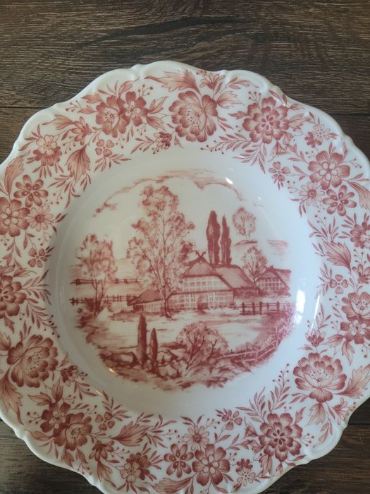 Porcelana Bavaria piękny komplet talerzy