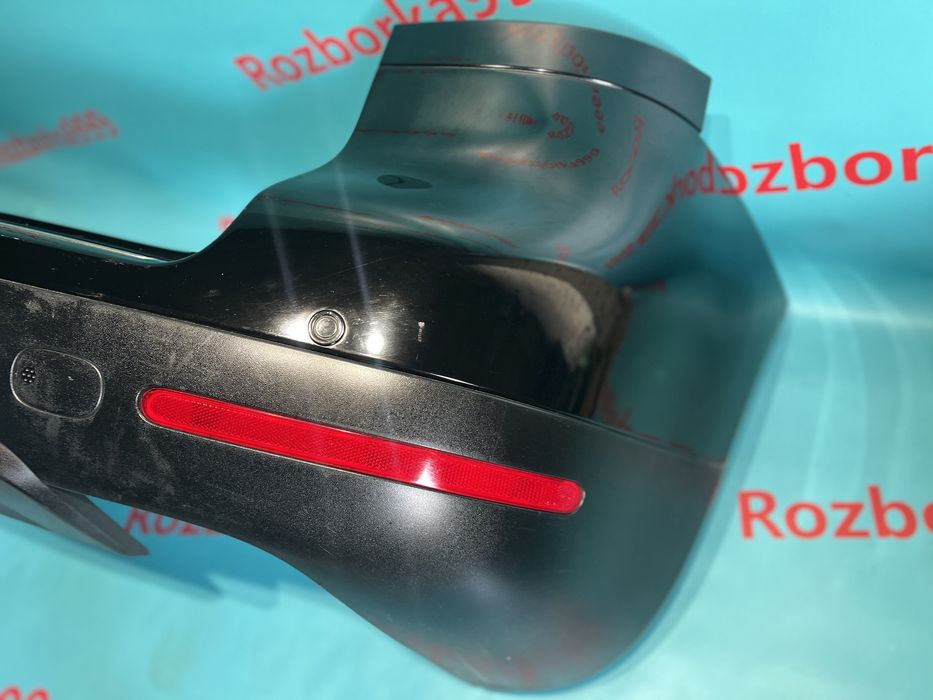 Задний бампер vw Touareg 7L чорний Таурег