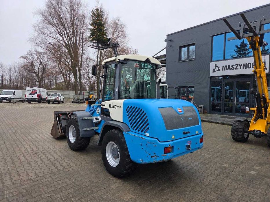 Ładowarka Kołowa TEREX TL80 - 2011r - Łyżka krokodyl + widły