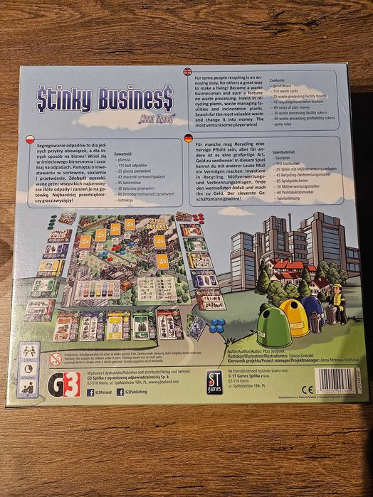 Stinky Business gra planszowa