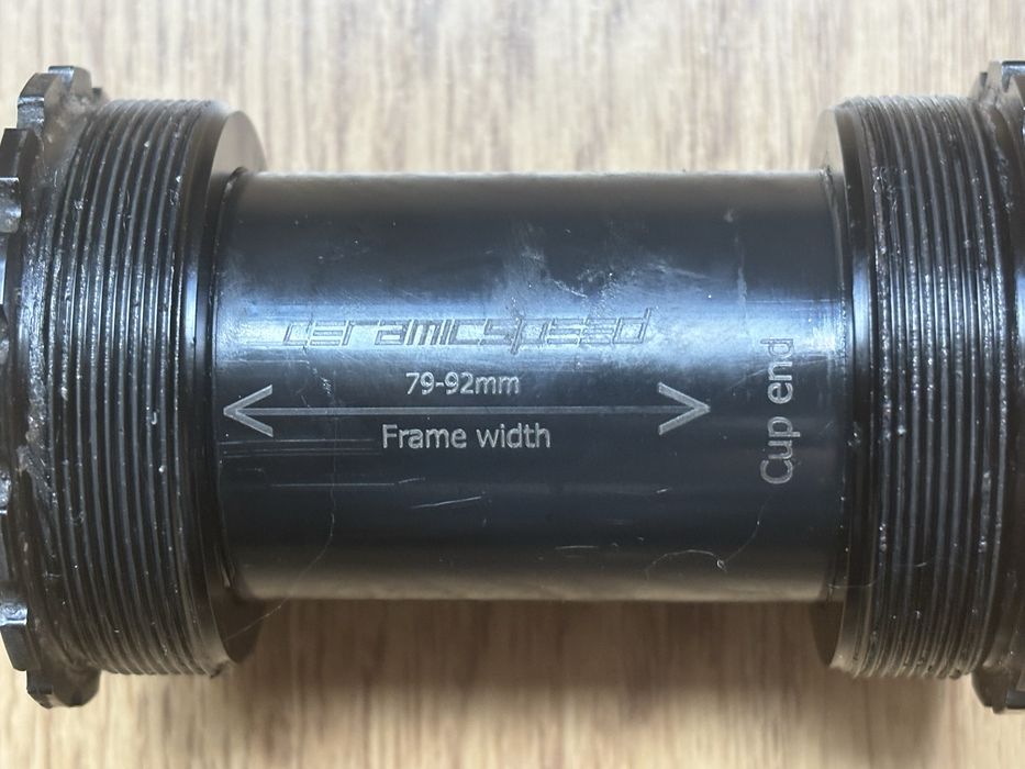 Eixo pedaleiro CeramicSpeed T47/86 para Sram Gxp preto