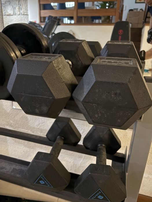 Conjunto 2 haleres hexagonais 15 kg doone