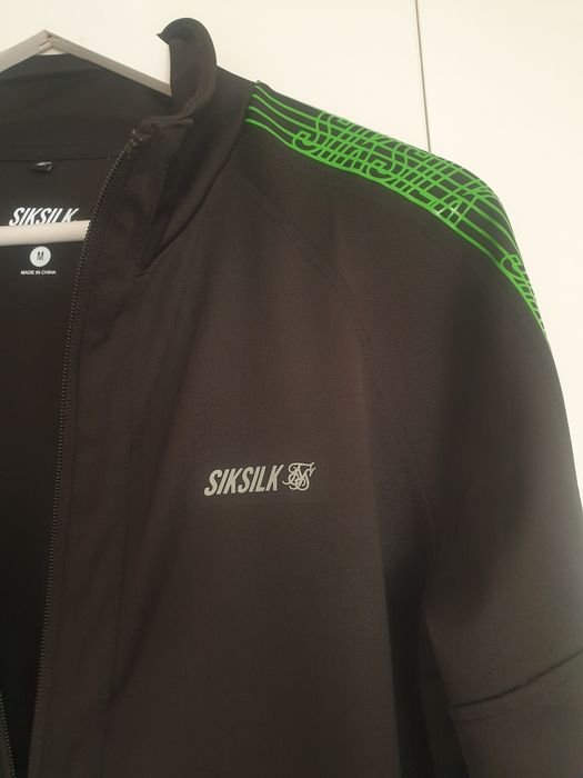 Czarna bluza na zamek męska Siksilk M sportowa