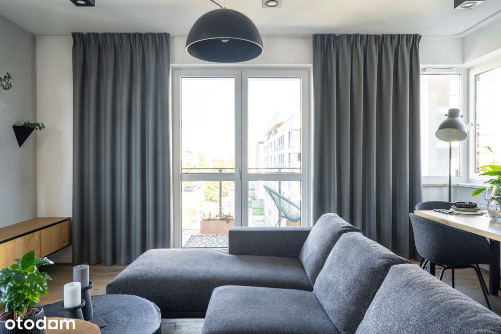3 pokoje, styl loft premium centrum Woli, otwarta sypialnia - Widok 4