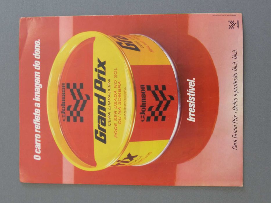 Suplemento Quatro Rodas Formula 1 III Concurso Grand Prix 1987