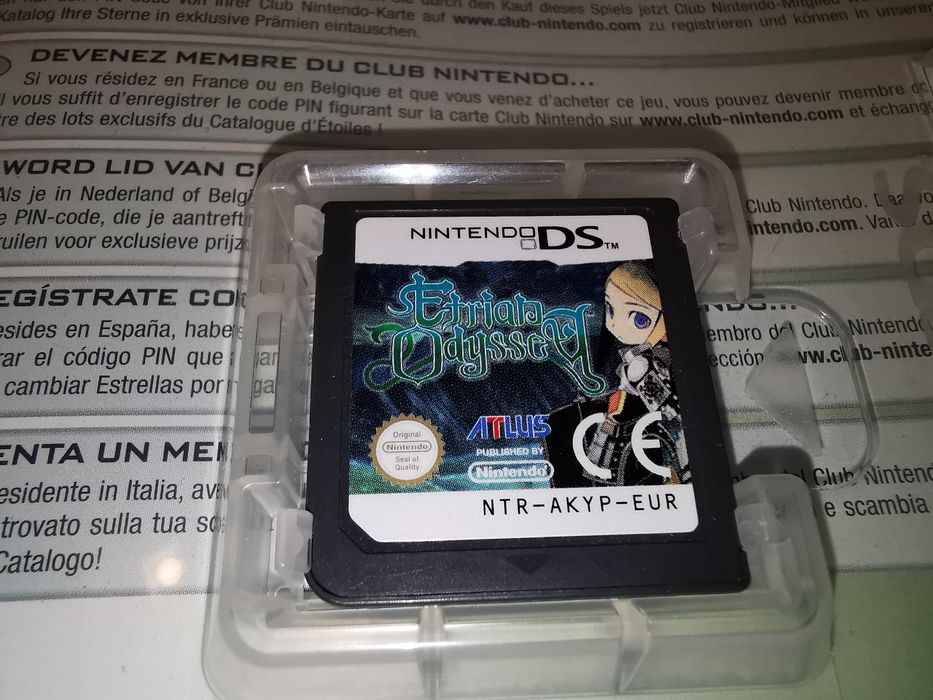 Etrian Odyssey DS Nintendo gra ANG (komplet) RZADKOŚĆ na rynku