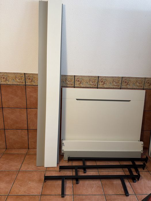 2 Camas de solteiro completas com led e 1 mesa de cabeceira