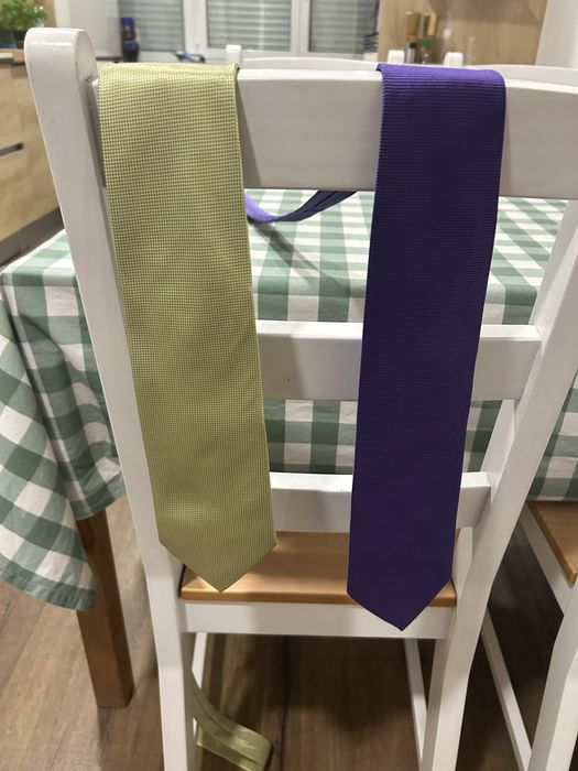 Gravatas Verde e Lilás