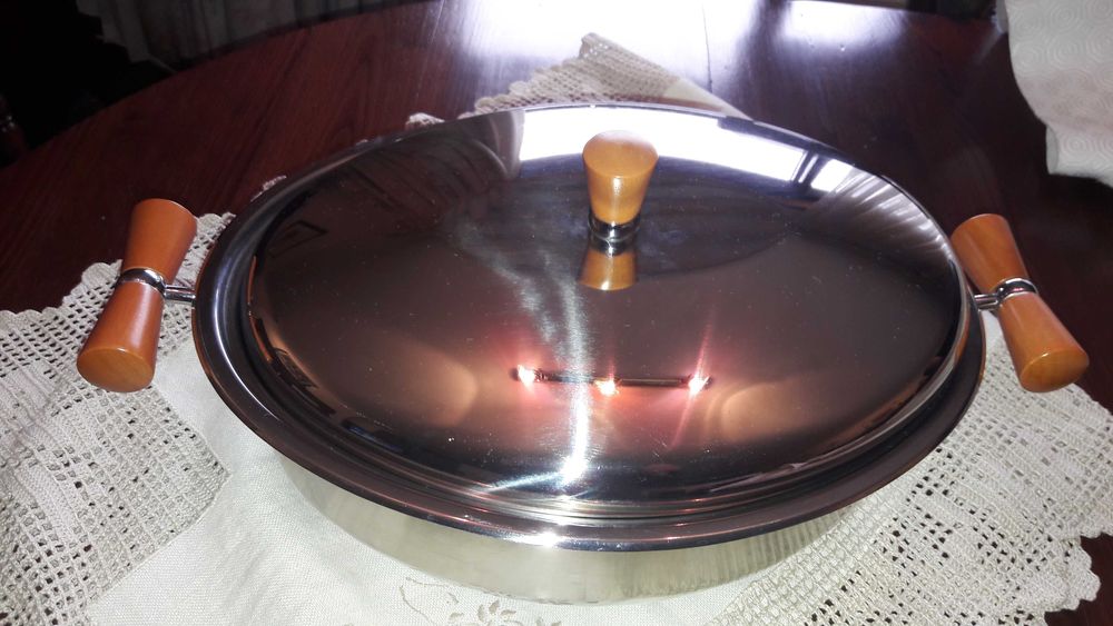 Tacho tapado em aço inoxidável (pesado)