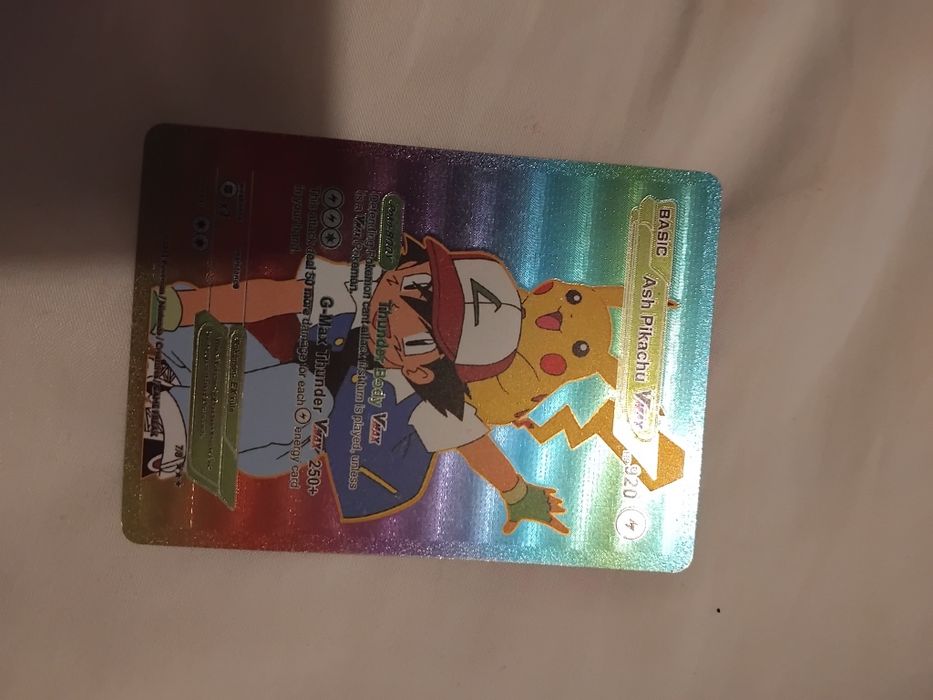 Carta pokemon só aceito dinheiro de espécie