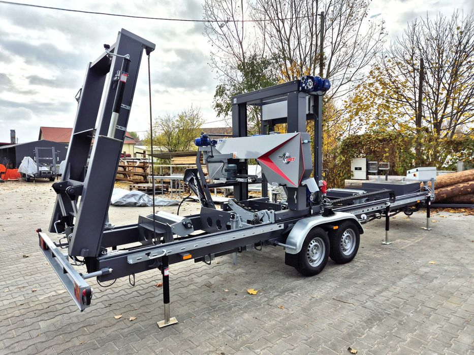 mobilny trak taśmowy TTP-600 Premium koła 600mm profesjonalny TRAK-MET