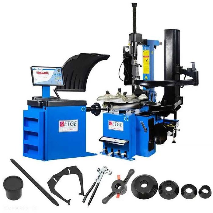 Montażownica do opon ETGE 530L + Ramię DP30 + Wyważarka do kół ETGE905