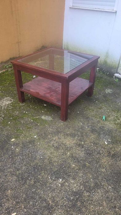 Mesa Centro Apoio Forte Vidro