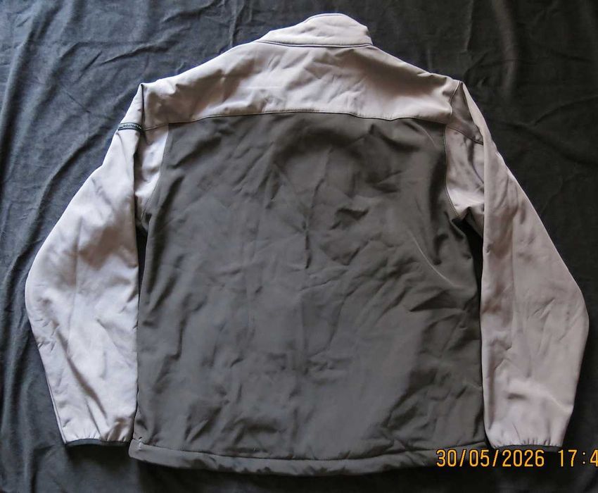 Softshell XL szaro czarny z logo MAN