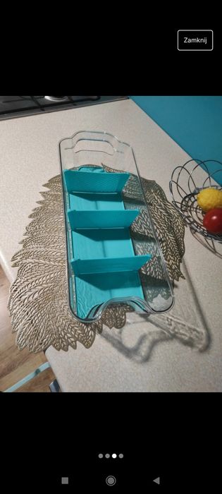 Pojemnik do lodówki z przegródkami Nowy
