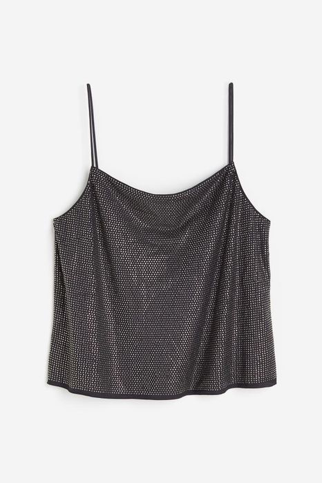 Топ H&M studio в стразах