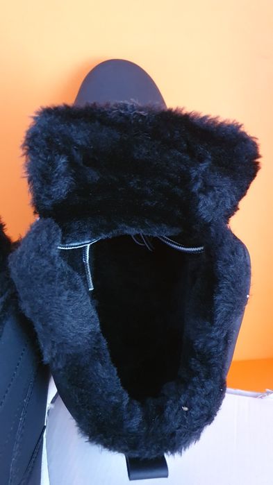 Buty nowe męskie czarne zimowe ciepłe rozmiar 45
