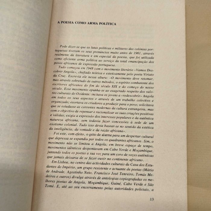 Resistência Africana - Antologia Poética
