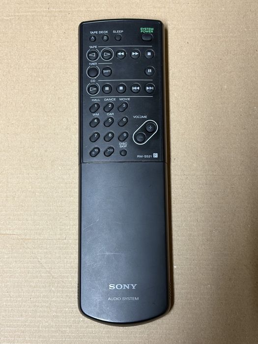 Comando remoto sony RM - S 521