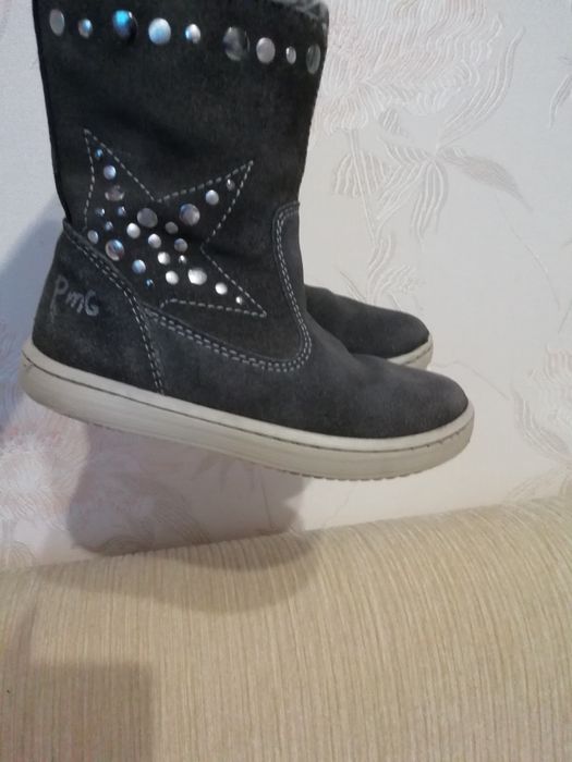 Primigi Кожаные ботинки. Италия. 24 р. 15 см. Деми. Кроссовки.