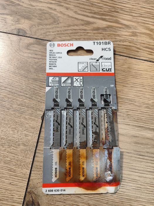 Wyrzynarka Erbauer 18v + 5 brzeszczotów Bosch