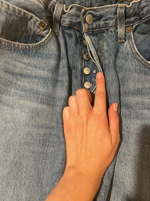 Levis blue jeans wysoki stan