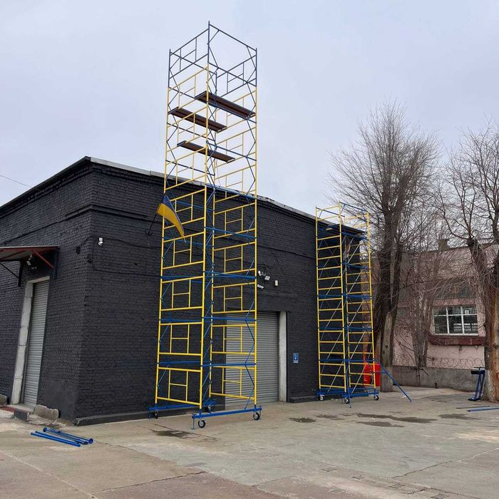 Будівельні риштування до 40 м заввишки, вишка тура підмостки мобільні