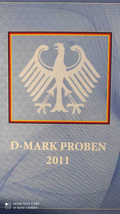 d-mark proben 2011 Коллекция монет