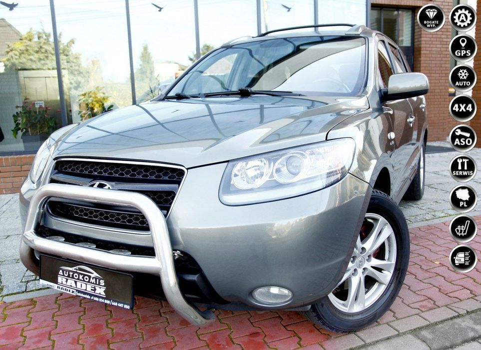 Hyundai Santa Fe 2.7 V6|4x4|Klimatronic|Skóry|Salon Polska| Zarejestr.|Serwis|GWARANCJA