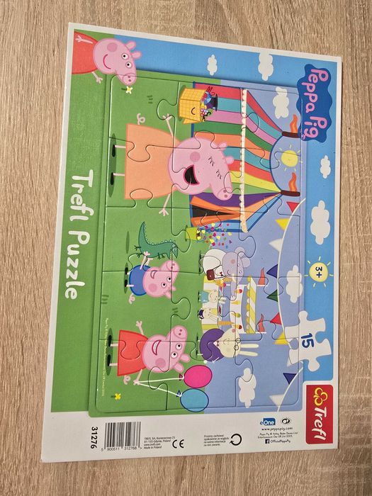 Puzzle Świnka Peppa 15 pcs