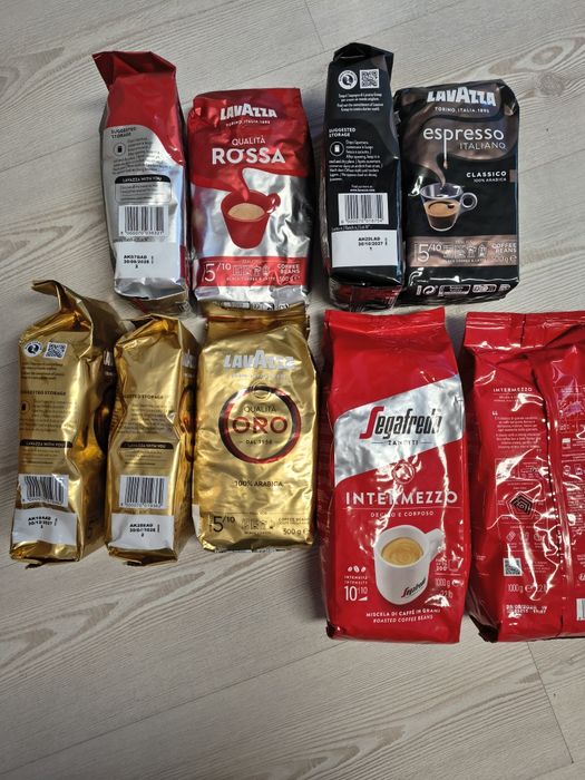 Kawa ziarnista lavazza,segafredo