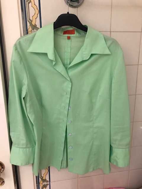 Blusas/Camiseiros senhora marca Mirto, Uma verde e outra rosa