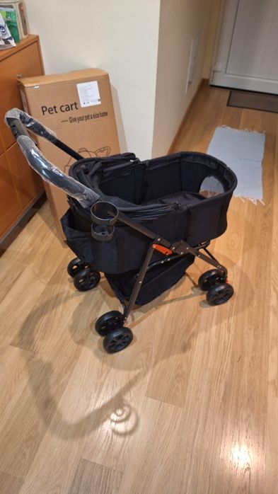Carrinho de passeio para cão