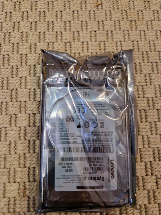 Dysk twardy HDD LENOVO  500GB 7.2K 64MB