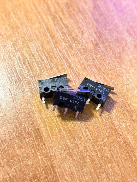 Микрики кнопки Omron Japan D2F-F-3-7 Logitech D2FC-F-K(50M)-RZ Razer
