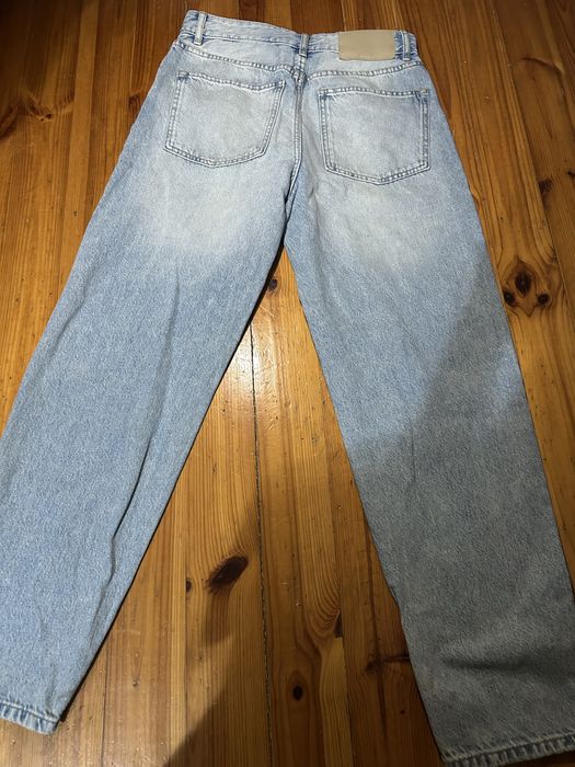 Spodnie bershka baggy jeansy r.34