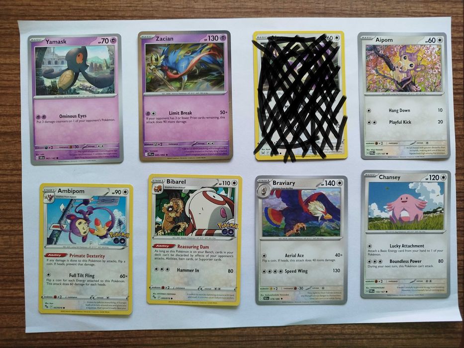 Cartas Pokémon TCG P 1.2