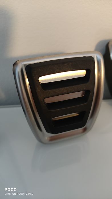Conjuntos de pedais inox VW Golf mk7, Audi A3 8V, SEAT Leon