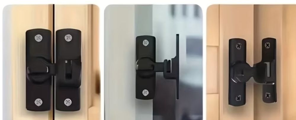 Tranca de porta sem maçaneta