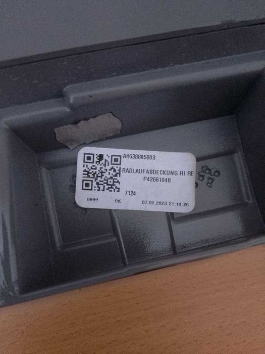 розширювач задньої правої колісної арки для Mercedes-Benz G-Class