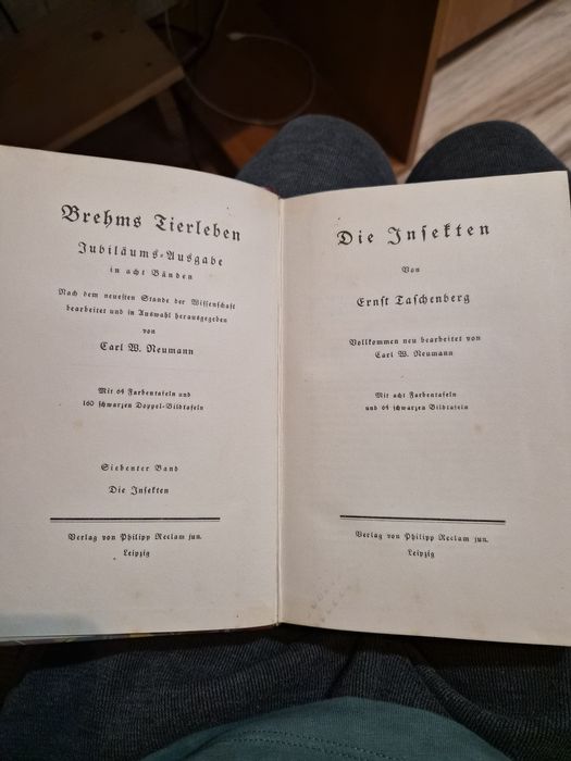 Brehms Tierleben – Jubiläums-Ausgabe in acht Bänden (1929, Leipzig, Ph