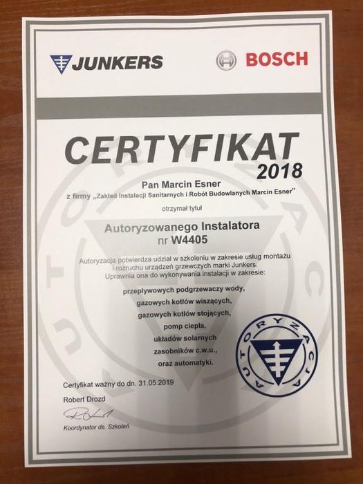 Przyłącza gazowe , Instalacje ,  próby szczelności ,