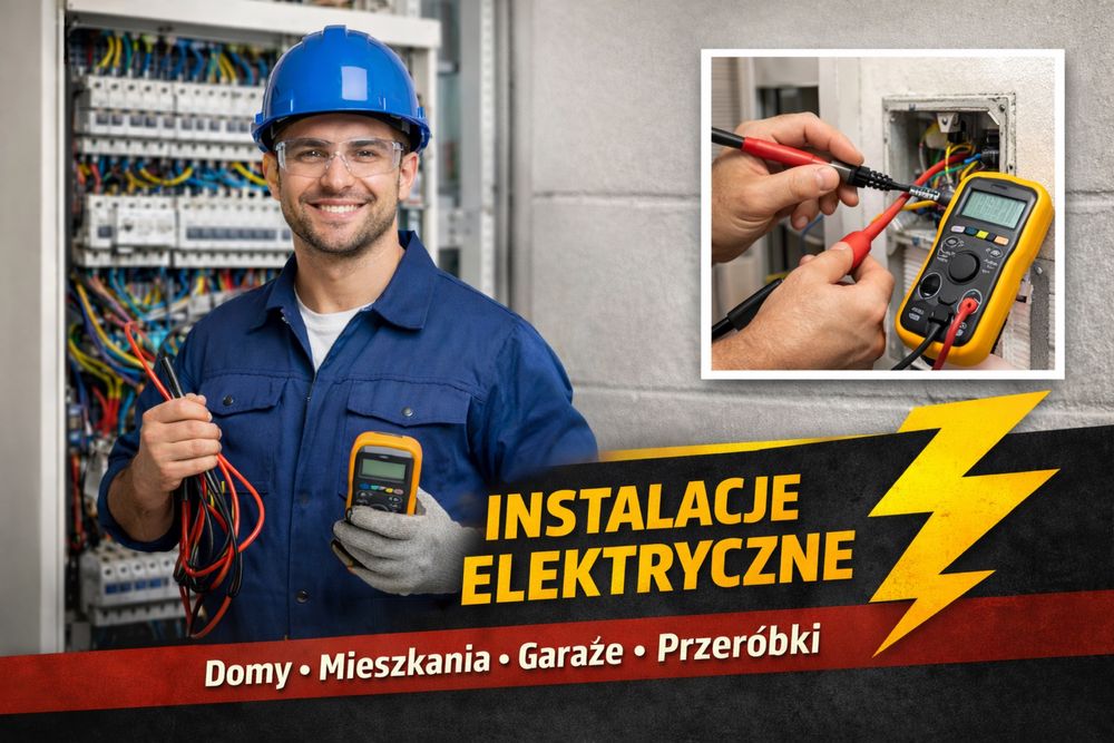Wykonam instalacje elektryczne – domy, mieszkania, garaże i przeróbki