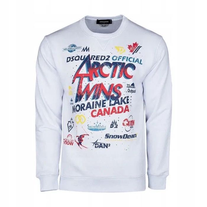 Dsquared2 Arctic Twins Sweatshirt nowa oryginalna bluza D2