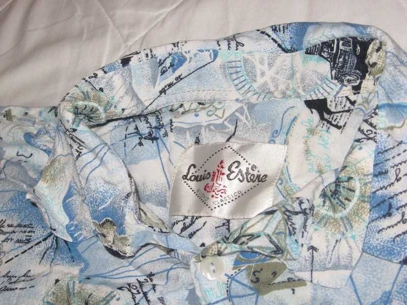 Koszula hawajska hawajka lekka na lato pustynia samochód wielbłąd duża