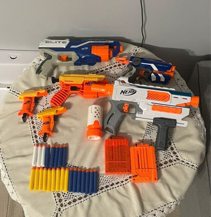 Nerf zestaw 6 wyrzutni