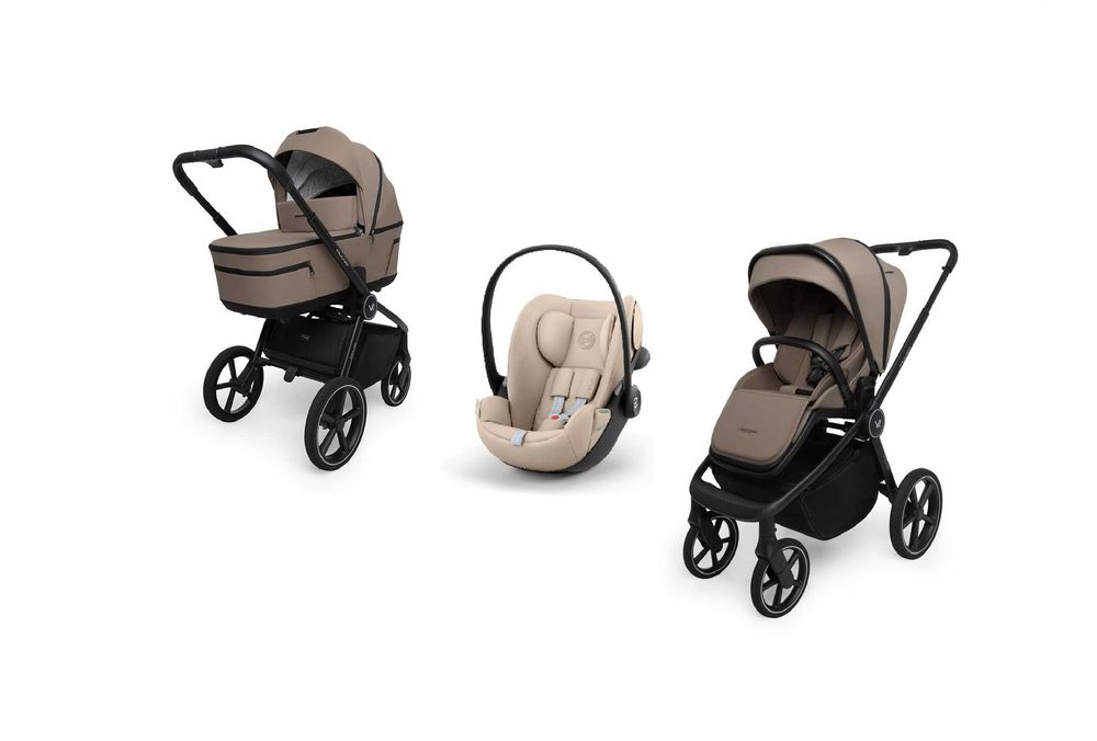 Muuvo Five 3w1 wózek uniwersalny+ fotelik samochodowy Cybex Cloud