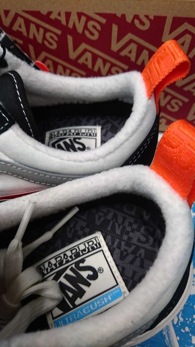 Buty Vans X Napapijri Old Skool Mte1 Forest Fog White R.34,5