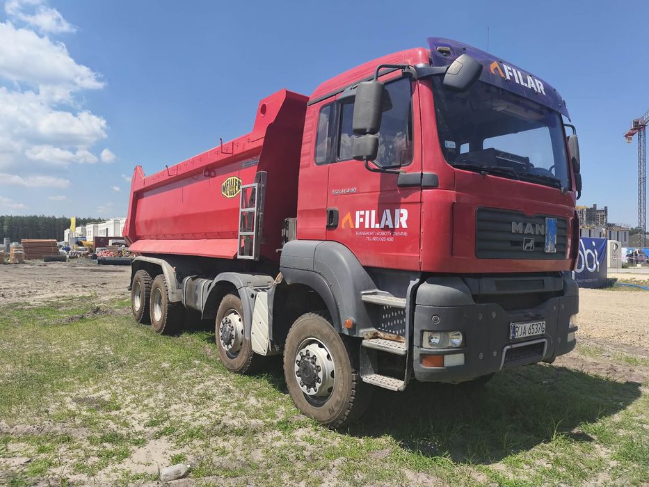Man tga 41.440 8x6 meiller kipper dmc 34 t